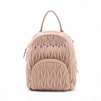 ミュウミュウ マテラッセシャイン レザー バックパック/リュック