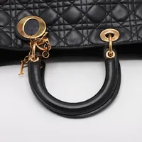 クリスチャンディオール レディディオール カナージュ ラージ レザー