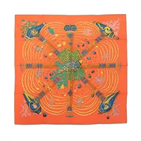 エルメス カレ90 Emile et Une Nuit エミールの夜 スカーフ シルク