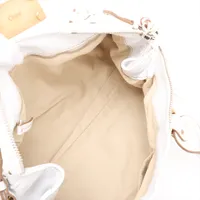 クロエ パディントン レザー ハンドバッグ ホワイト A4078839｜中古