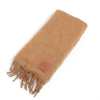 ロエベ×スタジオジブリ マフラー モヘア×ウール×ナイロン イエロー 千