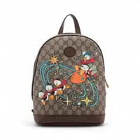 グッチ×ディズニー GGスプリーム ドナルドダック 647930 PVC×レザー