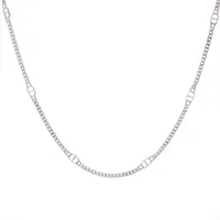 ディオール CD ICON チェーンリンク ネックレス 925 15.8g シルバー