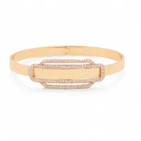 エルメス ヴェルティージュ クール ダイヤ ブレスレット 750(PG) SH