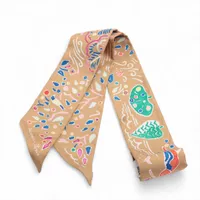 HERMES ツイリー I SOLA PRIMAVERA エルメス ツイリー ISOLA DI PRIMAVERA 春の島 ツイリー シルク