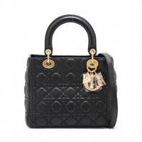 【るのさん様売約済み】【販売終了品】クリスチャン　ディオール　ブラック クリスチャンディオール オブリークギャラクシー レザー ショルダー