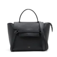 セリーヌ ビッグバッグ バケット ナノ ラフィア×レザー カゴバッグ