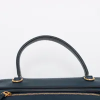 セリーヌ ベルトバッグマイクロ レザー 2WAYハンドバッグ ネイビー