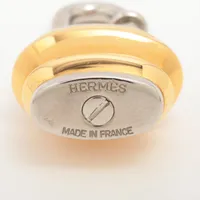 エルメス カデナ ランタン 1991 チャーム GP ゴールド×シルバー