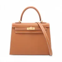 エルメス ケリー25 セリエ ヴォーエプソン ゴールド ゴールド金具 K:2025年