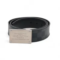 ヴィトン M9043 サンチュール LVイニシアル AC2199 ベルト 90/36 PVC