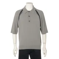 エルメス シェーヌダンクル 25年 カシミヤ 半袖ニット 34 レディース