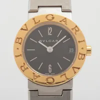 ブルガリ トゥボガス BB232T YG SS QZ 黒文字盤 A4081465｜中古