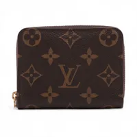 ヴィトン モノグラム ジッピーコインパース M68332 ブラウン×ピンク