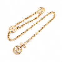 シャネル ココマーク 93P チェーンベルト GP ゴールド A4081595｜中古