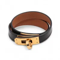 エルメス ミニケリードゥブルトゥール W:2024 ブレスレット T2 レザー