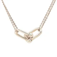 ティファニー エルサペレッティ レター ネックレス 925 5.3g シルバー