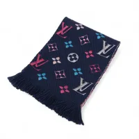 ヴィトン M70899 エシャルプ ロゴマニア レインボー マフラー ウール