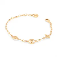 ヴィトン M68375 ブラスレ ブルーミング ストラス モノグラム フラワー