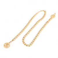 セリーヌ マカダム チェーンベルト GP ゴールド A3359573｜中古