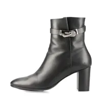 美品　エルメス　黒のショートブーツ　38ハーフ 名東】エルメス サンジェルマン ショートブーツ ブラック 黒 サイズ38