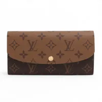 ヴィトン モノグラム ポルトフォイユエミリー M60697 フューシャピンク