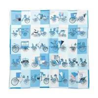 ブルガリ×荒木飛呂彦 スカーフ シルク ピンク ジョジョの奇妙な冒険