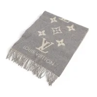 ヴィトン エシャルプレイキャビック マフラー カシミヤ グレー