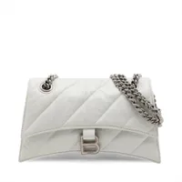 バレンシアガ　リザードサッチェル　ハンド、ショルダーバッグ　レザー　ホワイト BALENCIAGA/バレンシアガ通販 | HOURGLASS スモールハンドバッグ