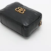 バレンシアガ　ショルダー　バッグ　レザー バレンシアガ レザー チェーンショルダーバッグ ブラック 806458