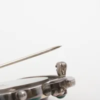 【名品】ジョージ ジェンセン ブローチ #78 アンバー／グリーンアゲート 名品】ジョージ ジェンセン ブローチ #78 アンバー／グリーンアゲート