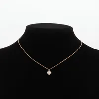 ヴァンクリーフ&アーペル スウィートアルハンブラ シェル ネックレス ヴァンクリーフ＆アーペル スウィートアルハンブラ シェル ネックレス