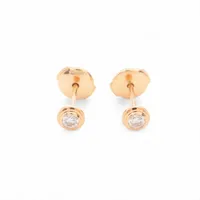 カルティエ ダムール XS ダイヤ ピアス 750(PG) 1.4g A4084095｜中古