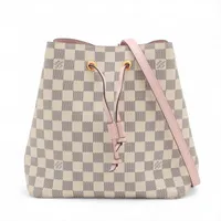 RFID 正規品 ルイヴィトン ネオノエ ダミエ アズール ヴィトン ダミエ アズール ネオノエ N40152 ホワイト RFID反応あり