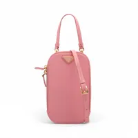 プラダ サフィアーノ レザー iPhoneケース ピンク iPhone15ProMAX