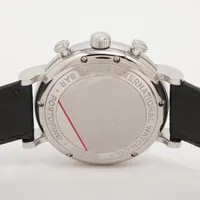 IWC ポートフィノ クロノグラフ IW391037 SS SS×革 AT シルバー文字盤