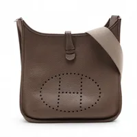 エルメス エヴリン1 29 PM トリヨンクレマンス エトゥープ シルバー