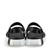 エルメス エレクトリック レザー サンダル 44 メンズ ブラック