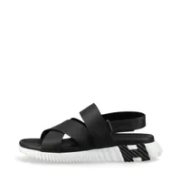 エルメス エレクトリック レザー サンダル 44 メンズ ブラック