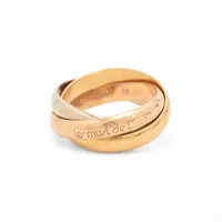 カルティエ トリニティ リング 750(YG×PG×WG) 8.0g 52 A4086051｜中古