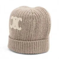 エルメス Hロゴ ニットキャップ カシミヤ オレンジ A2553175｜中古