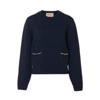 CELINE セリーヌ カシミア ニットカーディガン ショートスリーブ 中古・古着通販】CELINE (セリーヌ) グルメット トリオンフ ヘリテージ