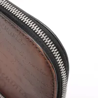 定価42万 ベルルッティ クラッチ コントラスト レザー バッグ アイスブラウン 定価42万 ベルルッティ クラッチ コントラスト レザー バッグ アイス