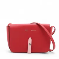 セリーヌ ストラップ クラッチオン ストラップ レザー ショルダー