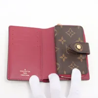 ノエ　モノグラム ポルトフォイユ・フロール コンパクト ヴィトン モノグラム ポルトフォイユジュリエット M69433 フューシャ