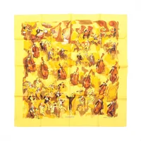 エルメス カレ90 馬車とハット スカーフ シルク A3186110｜中古