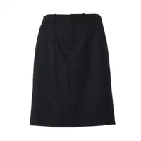 グッチ ウール×ナイロン スカート 40 レディース ホワイト 652128