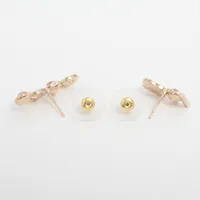 シャネル COCO B22B ピアス(両耳用) GP×ラインストーン ゴールド