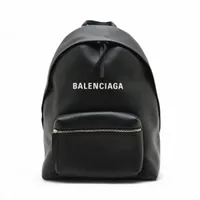 バレンシアガ ホイール ナイロン バックパック/リュック ブラック