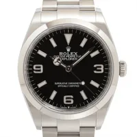 ロレックス エクスプローラー36 124270 SS SS AT 黒文字盤 あまりごま1